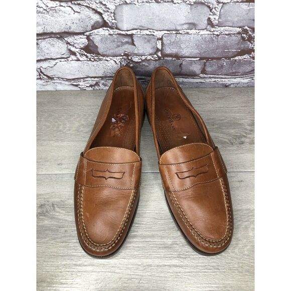 Cole Haan Brown Leather Slip On Penny Loafers Dress Shoes Men’s Sz 13N US/46EU - Picture 2 of 16